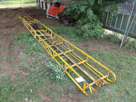 338. 32 FT. Bale Conveyor with Electric Motor