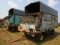 849. Forage King 14 FT. Hydraulic FRONT Unload Forage Box on Harms 4 Wheel