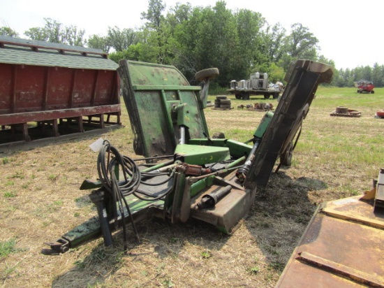 808. John Deere Model 1509 15 FT, Hyd. Fold Batwing Pull Type Mower, 540 PT