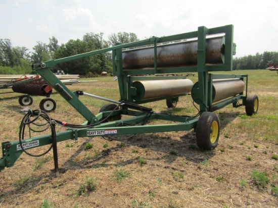 821. Nice Harms Built 32 FT. 3 Section Land Roller, 24 Inch Drum, ½ Inch th