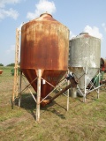 853. Approx. 4 Ton Belgrade Bottom Unload Bulk Feed Tank with Auger