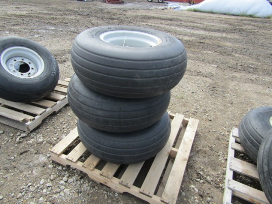 889. (3) 12.5L X 15 Tires on 8 Bolt Rims, Sold Individually, Your Bid X 3