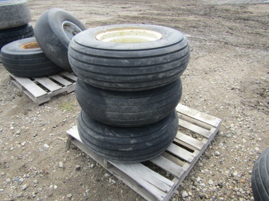 891. (3) 12.5 L X 16 Tires on 8 Hole Rims, Sold Individually, Your Bid X 3