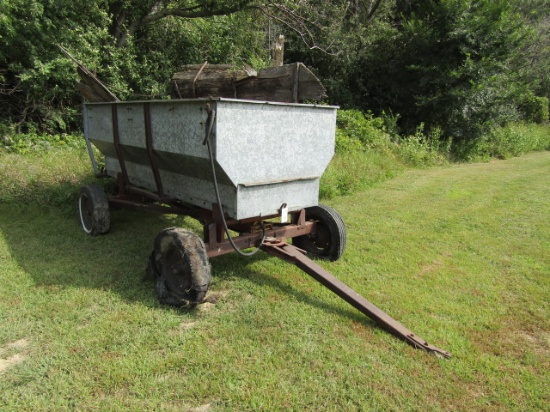 20. STEEL FLAIR BOX, HOIST, RUNNING GEAR