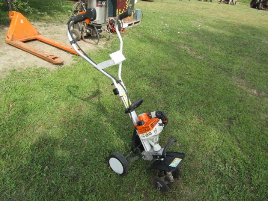 6. STIHL MM 55CC COMPACT TILLER, NICE, 9”