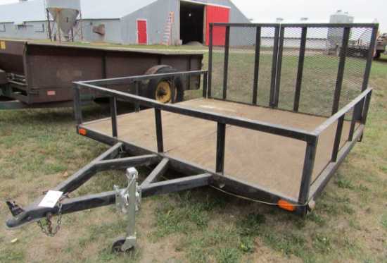 602. 99.5 INCH W IDE X 8 FT. LONG DOUBLE WIDE SNOWMOBILE OR UTILITY TRAILER