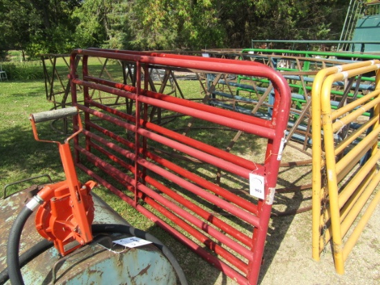 903. (2) 8 FT. FARM GATES, YOUR BID IS FOR THE PAIR, ONE MONEY