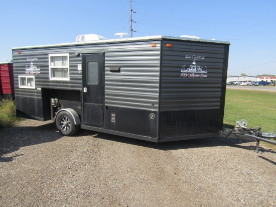 44. 2019 8’ X 17’ V American Surplus RV Limited Series Ice Castle Fish House,