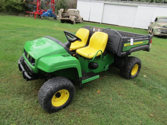 # 957. John Deere TX 4X2 Gator, 2 WD, Electric/HYD Dump Box, Shows 801 Hour