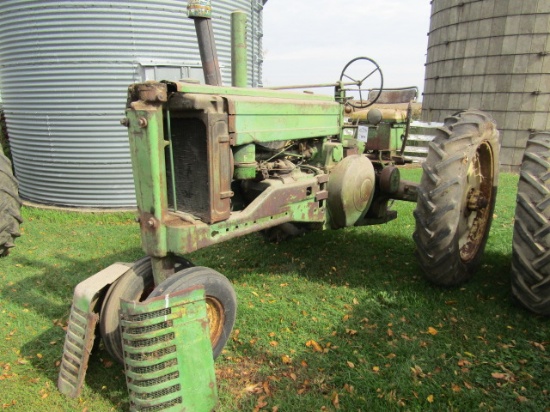 # 971. John Deere A, Gas, NF, Roll-O-Matic, 12.4-38 Rear Tires, SN: 633982,