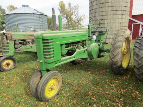 # 973. John Deere B, Gas, NF, Electric Start, 12.4-38 Rear Tires, SN:219314