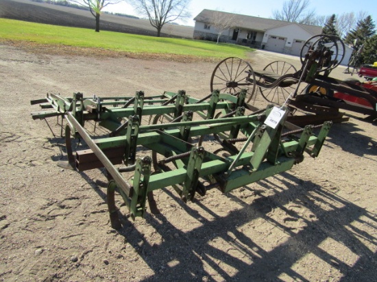 879. 3 POINT 6 FT. 8 INCH FIELD CULTIVATOR WITH 3 BAR HARROW