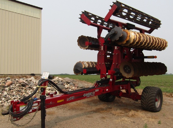 886. CASE IH MODEL 475 23.5 FT. HIGH SPEED TILLAGE DISC, AGRONIMIC DESIGN,