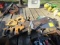 1006. JD CLOCK, HAND AND MITER SAWS, LARIATS