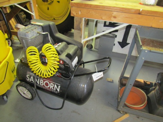 941. SANBORN 1 H.P. 7.1 CFM PORTABLE AIR COMPRESSOR