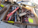 1007. HAMMERS, HATCHET, PLIERS, CORN KNIFE, MISC. PIPE WRENCHES