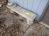1024. STONE GARDEN BENCH