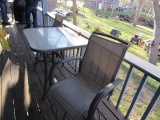 1046. 3 PIECE PATIO SET