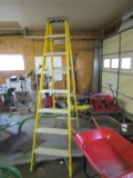 937. KELLER 8 FT. FIBERGLASS STEP LADDER