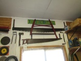 944. BUCK SAW, 2 MAN SAW, ONE MAN SAW, DRAW KNIFE