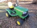 965. JOHN DEERE MODEL X 720 ULTIMATE HYDROSTATIC LAWN TRACTOR, POWER STEERI
