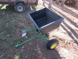 974. JOHN DEERE POLY PULL TYPE LAWN SEEDER / FERTILIZER SPREADER