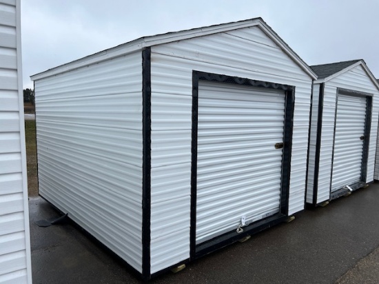 261. 10’ x 12’ Storage Shed, 6’ Rollup Door