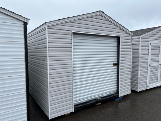 263. 10’ x 12’ Storage Shed, 6’ Rollup Door