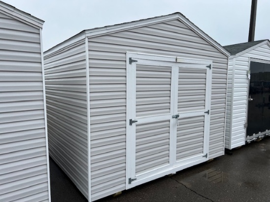 264. 10’ x 12 Storage Shed, Double Swing Doors