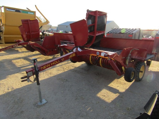 1537. 324-633. NEW HOLLAND MODEL 166 WINDROW INVERTER WITH EXTENSION, TAX /