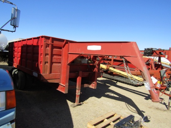 1722. 272-486. HILLSBORO 375 BUSHEL 16 FT. GRAIN BOX ON TANDEM DUALLY 5TH W