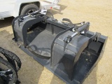 1446. 325-640. 72 INCH SKID LOADER GRAPPLE FORK WITH PAN STYLE BUCKET, TAX