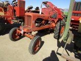 1738. 516-1355. ALLIS CHALMERS WD TRACTOR, WIDE FRONT, 2 POINT, 28 INCH RUB