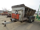 1787. 319-622, KNIGHT 8132 SLINGER STYLE MANURE SPREADER, TAX / SIGN ST3