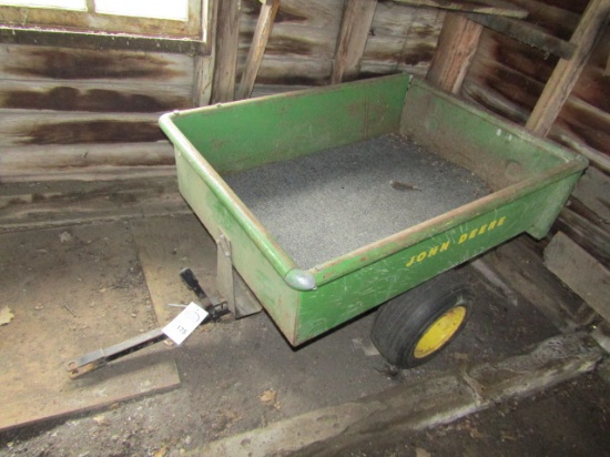 175. JOHN DEERE # 80 DUMPING LAWN CART