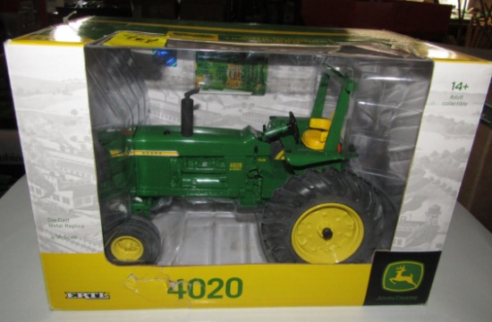469. 324-1155. ERTL1/16 JOHN DEERE 4020, WIDE FRONT, NIB, TAX
