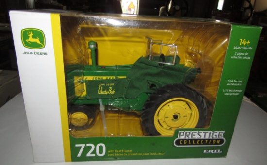 483. 324-1141. 1/16 PRESTIGE COLLECTION JD 720 W/ HEAT HOUSER, TAX, NIB