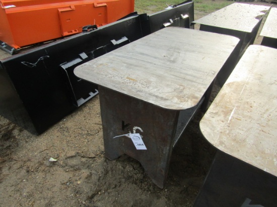 1014. 435-1212. UNUSED 29” X 57.5” WELDING TABLE, TAX