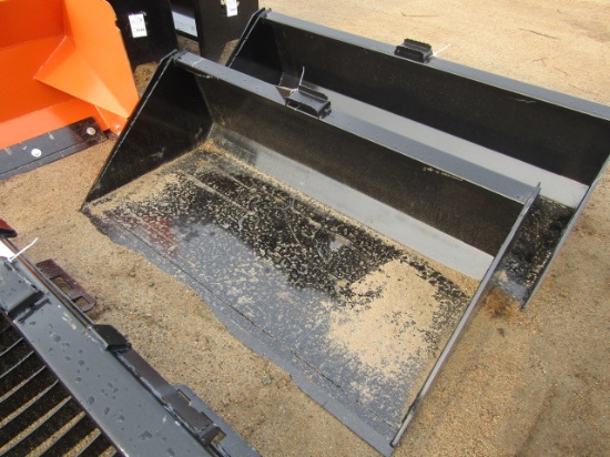 1017. 435-1215. UNUSED 66 INCH SKID LOADER BUCKET, TAX