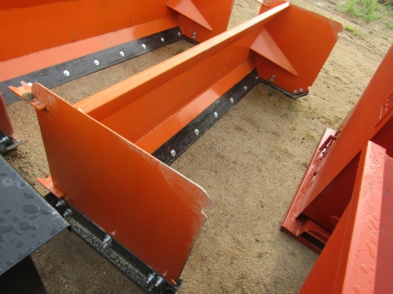 1022. 435-1220. UNUSED SKID LOADER 93 INCH SNOW PUSHER, TAX