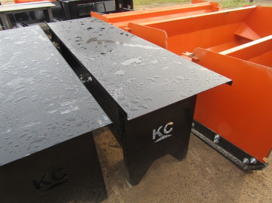 1024. 435-1222. UNUSED 7.5 FT. METAL WORK BENCH, TAX
