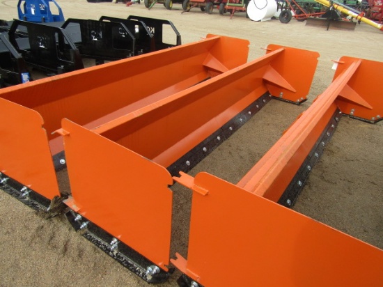 1051. 435-1249. UNUSED SKID LOADER 140” SNOW PUSHER, TAX