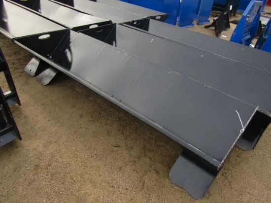 1061. 435-1258. UNUSED, 26” X 91” V BOTTOM STEEL FEED BUNK, TAX