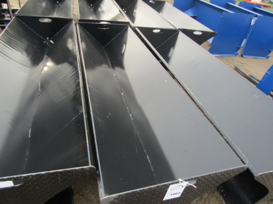 1062. 435-1259 UNUSED 26” X 91” V BOTTM STEEL FEED BUNK, TAX