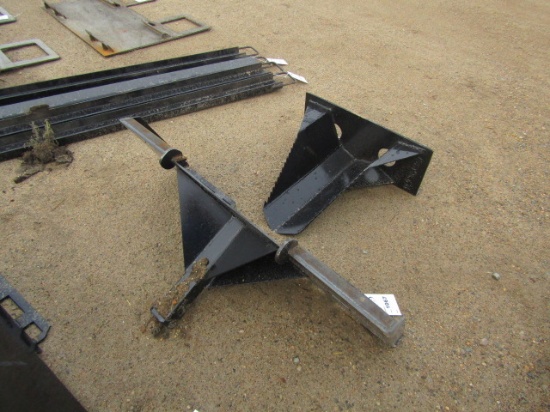 1067. 435-1264. UNUSED SKID LOADER RECEIVER HITCH BACK PLATE, TAX