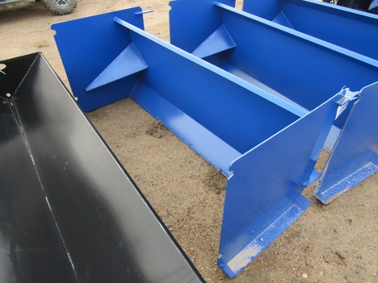 1069. 435-1266. UNUSED 68 INCH SKID LOADER SNOW PUSHER, TAX