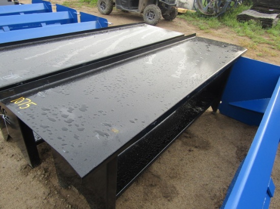 075. 435-1272. UNUSED 26” X 90” METAL WORK BENCH, TAX
