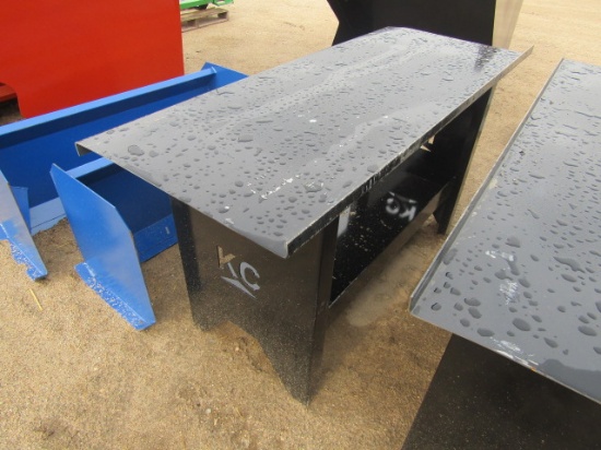 1088. 435-1285. UNUSED 25.5” X 6 ft. METAL BENCH, TAX
