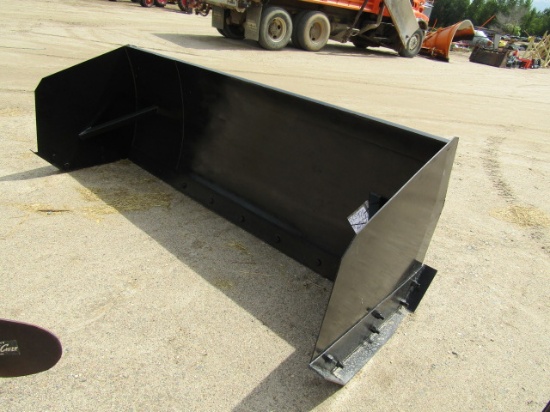870. 365-920, 8 FT. SKID LOADER MOUNTED SNOW PUSHER, TAX