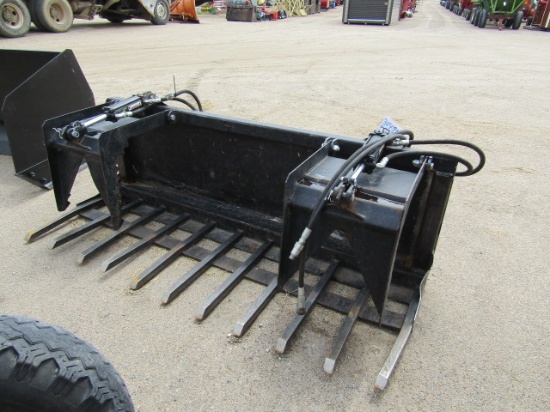 871.364-919, SKID LOADER MOUNTED 84 INCH MANURE BUCKET WITH DOUBLE CYLINDER